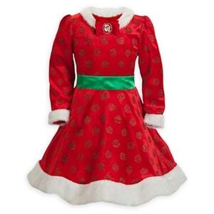 Disneyland Disney Parks Minnie Mouse Christmas Dress Girls XL 14\16